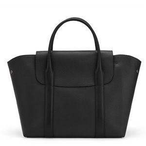 Cuyana Trapeze Satchel Leather Bag